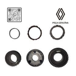 RN 326104 326104453R CONJUNTO ENGRENAGEM 3¦+4¦+CUBO E ANEL SINCR. MASTER 2.3 16V M9T - 1